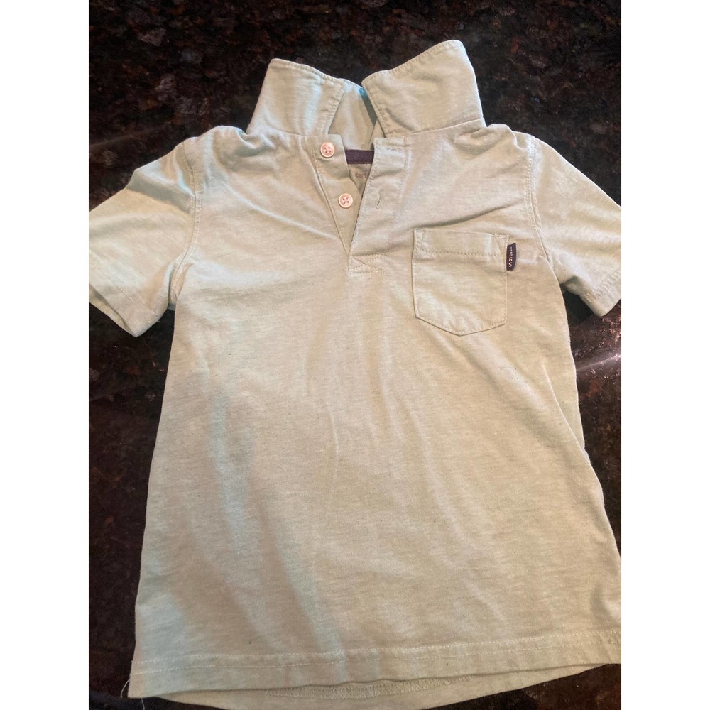 Carter's White Polo Short sleeve shirt 3T